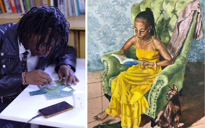 Artist Robert Mugambi brings intimate world of readers to life in 'Silent World'