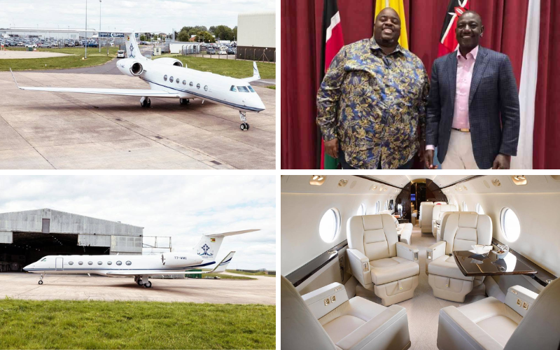 PHOTOS: Ruto-linked Zimbabwe businessman Wicknell Chivayo buys Sh4bn private jet