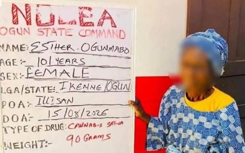 101-year-old Nigerian woman arrested over alleged cannabis sales