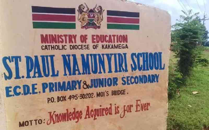 Kakamega school closed due to lack of toilets