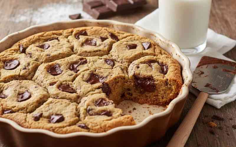 Easy recipe: Choc chip cookie casserole