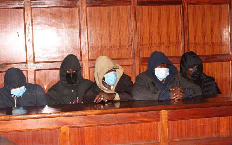 Suspects in Sh1b fake gold heist freed on bail as probe continues