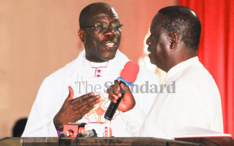 Raila faults church for failing to call out Kenya Kwanza excesses