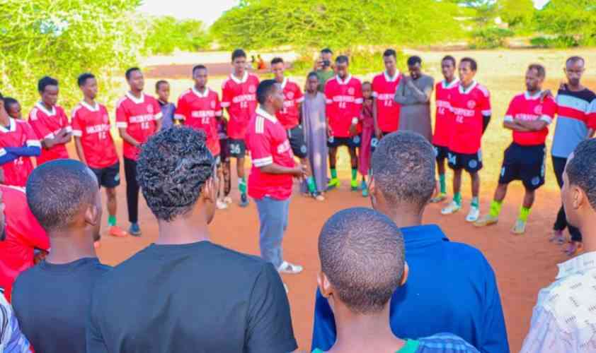 Wajir youths embrace sports for peace.