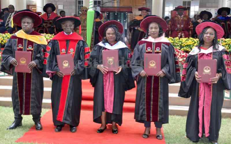 Innovation and research hailed during Kabarak graduation fete