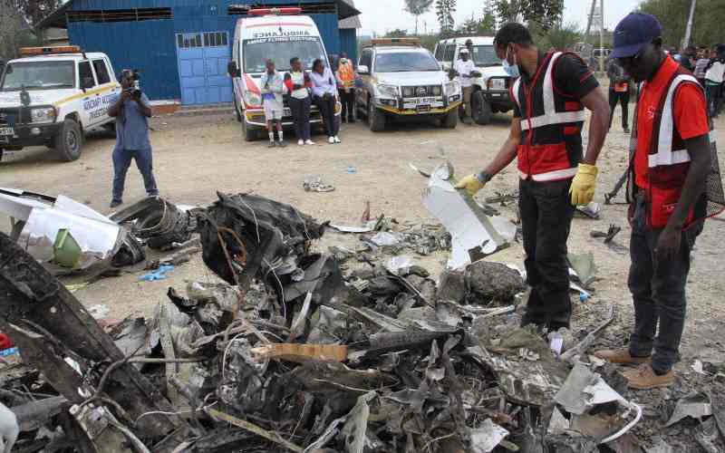 Amref flying doctors plane crash cause not known yet   