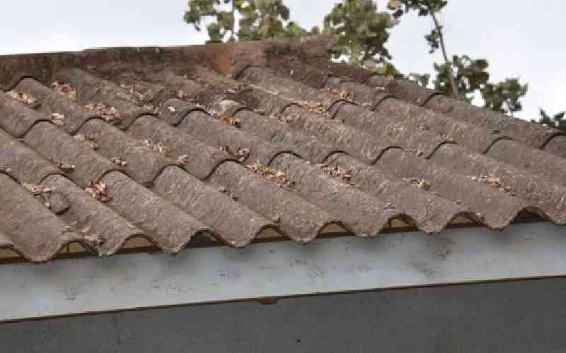 We'll enforce order to remove all asbestos roofing, says Duale