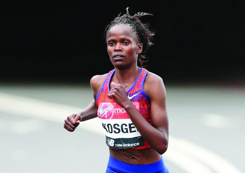 Brigid Kosgei races to course record in Abu Dhabi Marathon