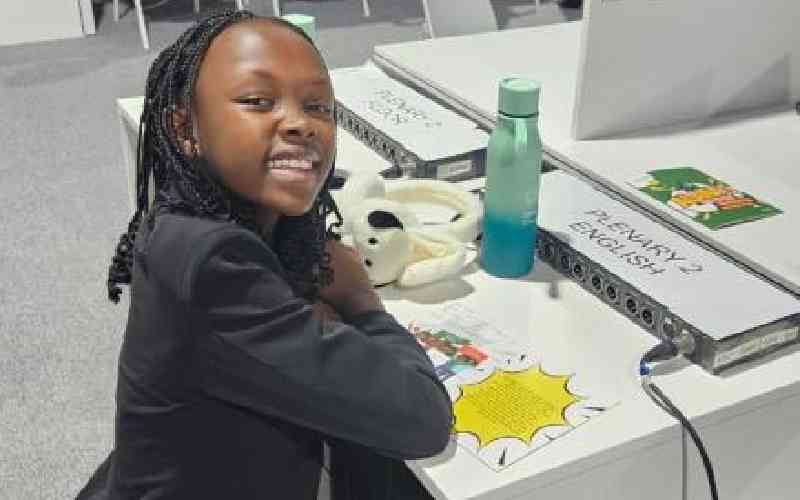 Kenyan pupil amplifies children's voice at COP29