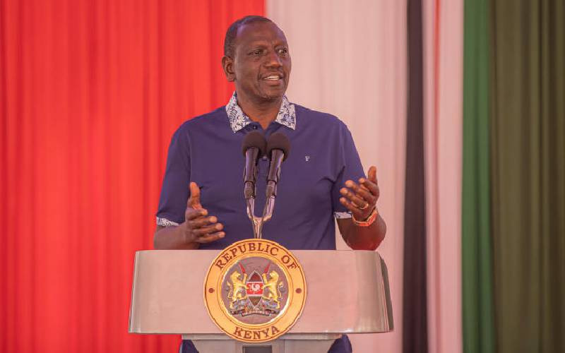 President Ruto's statement after Iran's aerial attack on Israel