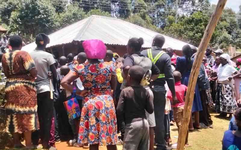 Kisii kitchen draws crowds over 'Mother Mary' image