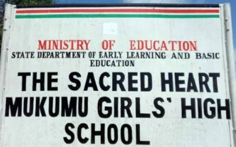 Mukumu Girls principal blames closure on 'toxic media'