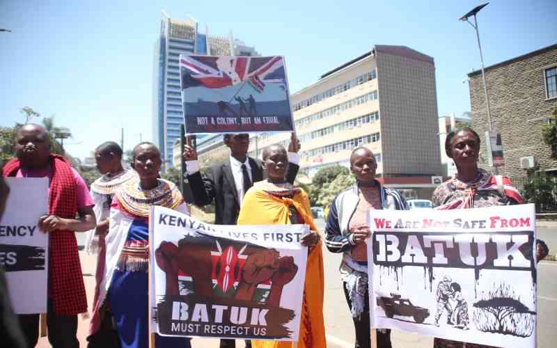 'End impunity': BATUK victims oppose Kenya-UK defence deal renewal