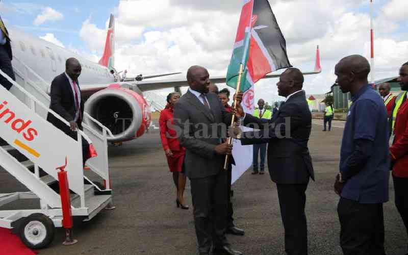 KQ resumes flights to Eldoret airport after 10-year hiatus