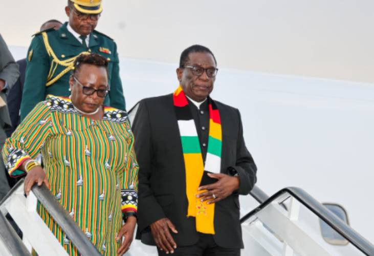 Mnangagwa in Kenya for Congo crisis peace talks