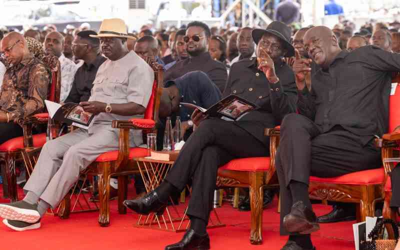 Ruto, Raila attend funeral in Kilifi as protests gain shape