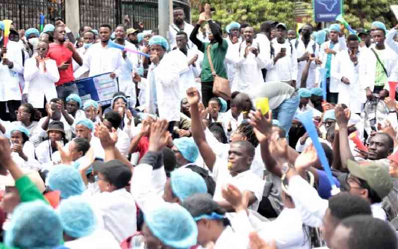 Medics unions push back on government call for dialogue, scoff at threats to fire them