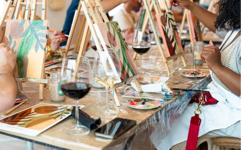How sip and paint is creating a new canvas for Kenya's live artists