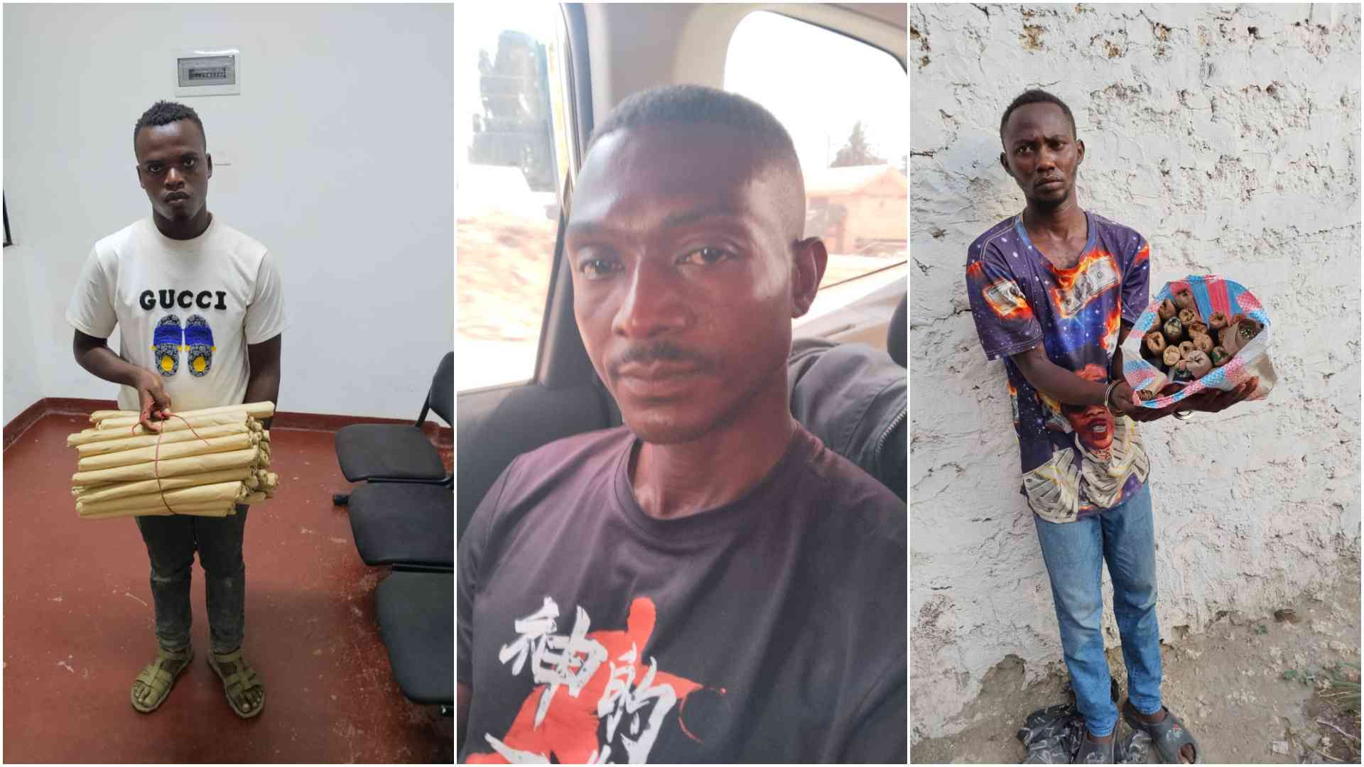 Several suspects arrested as DCI recover suspected drugs in coordinated raids in Coast