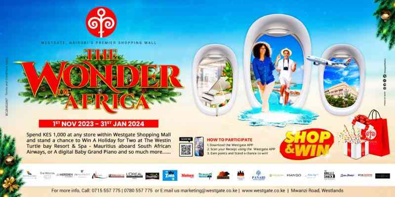 Embark on a magical festive shopping adventure with Westgate's "The Wonder of Africa" Campaign