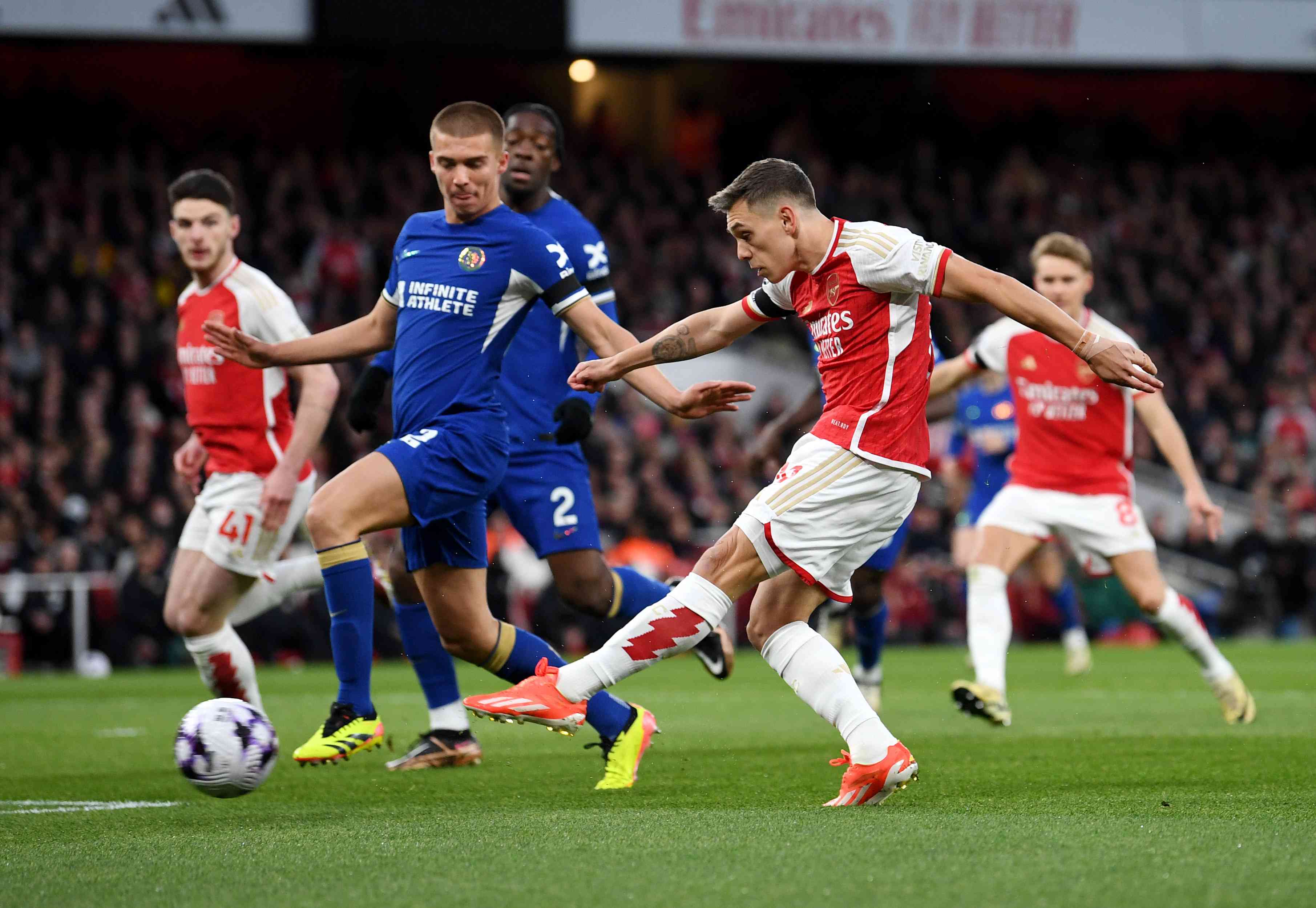 Arsenal thrash Chelsea 5-0 to open up Premier League lead