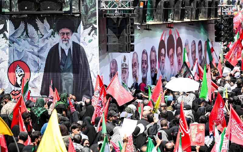 Crowds bid farewell to Khamenei in Iranian holy city of Qom