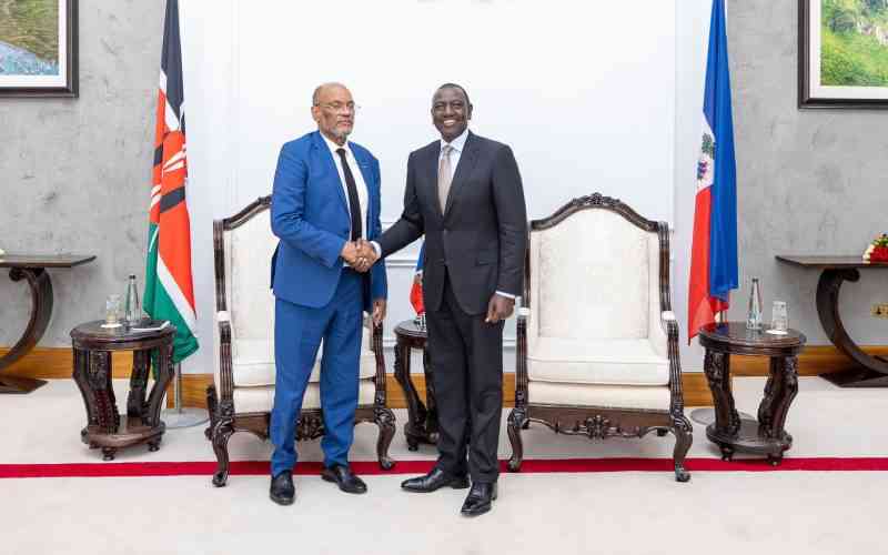 Violence rocks Haiti as Prime Minister Ariel Henry meets Ruto