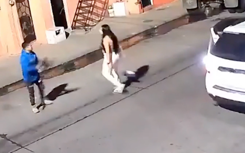 CCTV footage shows man fatally shooting woman, driving off after heated argument
