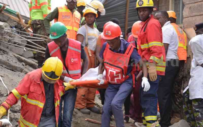 Construction of building that collapsed had been suspended, NCA reveals