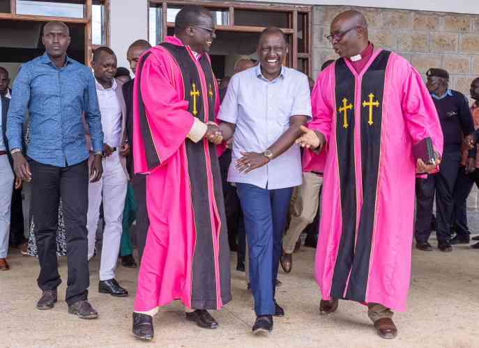 Ruto defends church donations, vows to deliver on promises