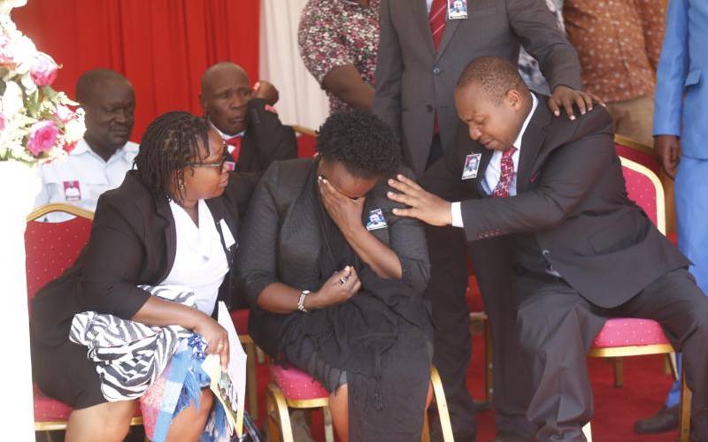 Sankok son buried as politicians call on police to let family mourn