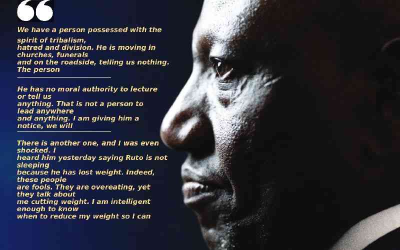 Unpresidential: Ruto's profanity shocker as he ridicules opposition leaders