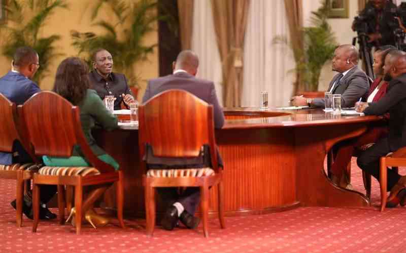Anti-graft fight, ailing economy dominate Ruto talk with media