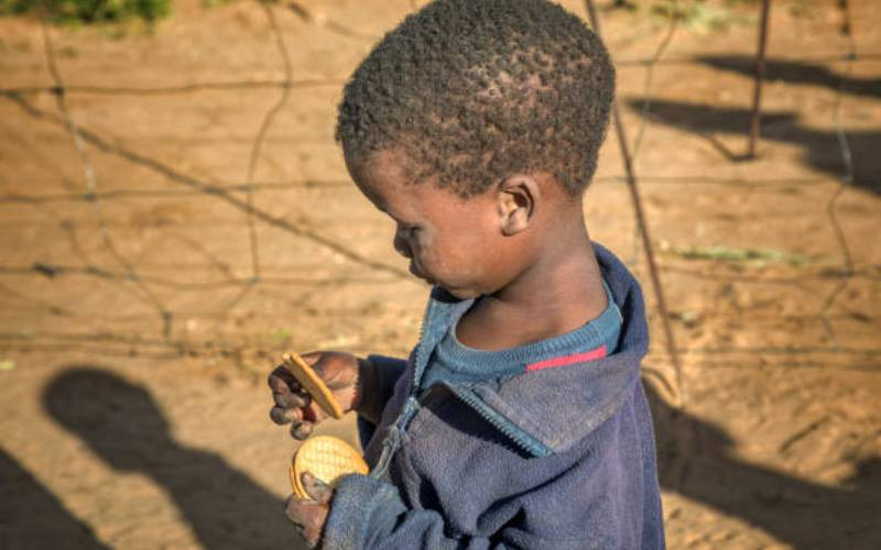More than 800,000 children under the age of five are malnourished