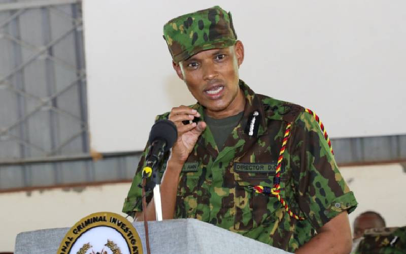 Of collapsed cases and unanswered questions: Inside DCI Amin's troubled record