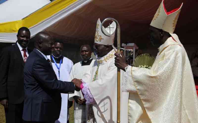New bishop ordained in colourful ceremony witnessed by Gachagua