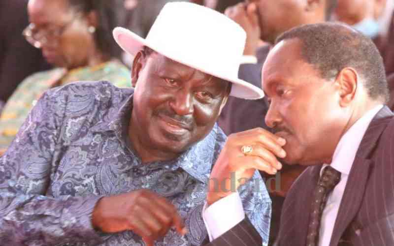 The power struggle between Raila and Kalonzo can only intensify