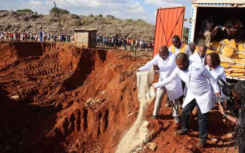 Irate mob disrupt Kebs attempt to destroy toxic rice