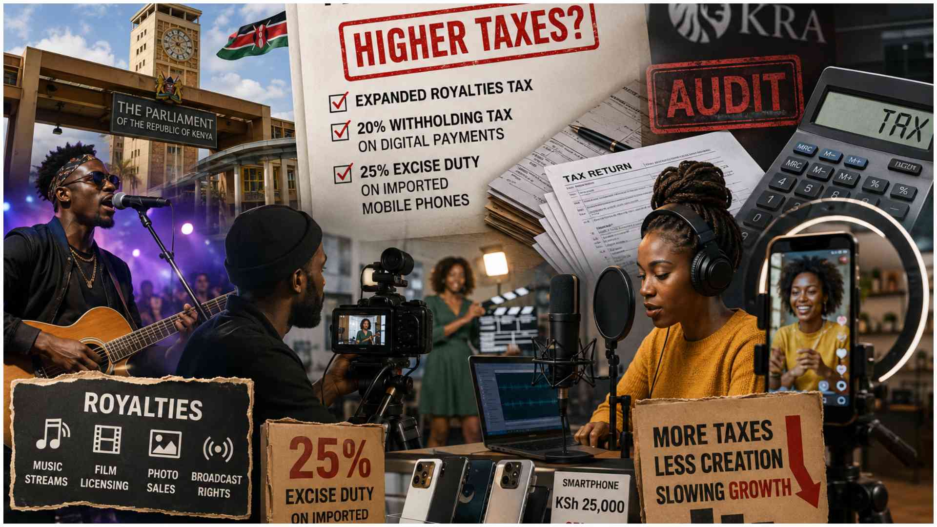 Finance Bill 2026 sparks outcry as creatives warn of higher taxes on royalties and digital income