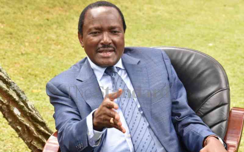 'Hang in there', says Kalonzo on high cost of living