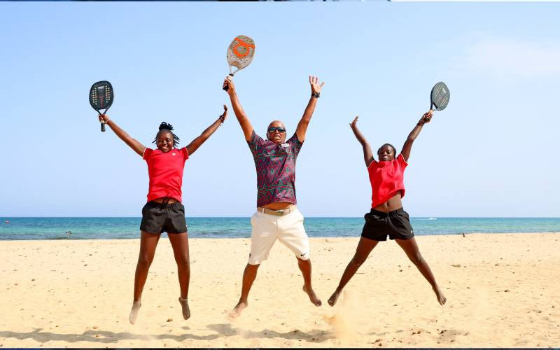 Kenya bags bronze in Beach tennis doubles