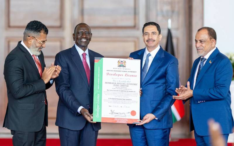 Ruto urges Mombasa SEZ developers to build factories, create jobs