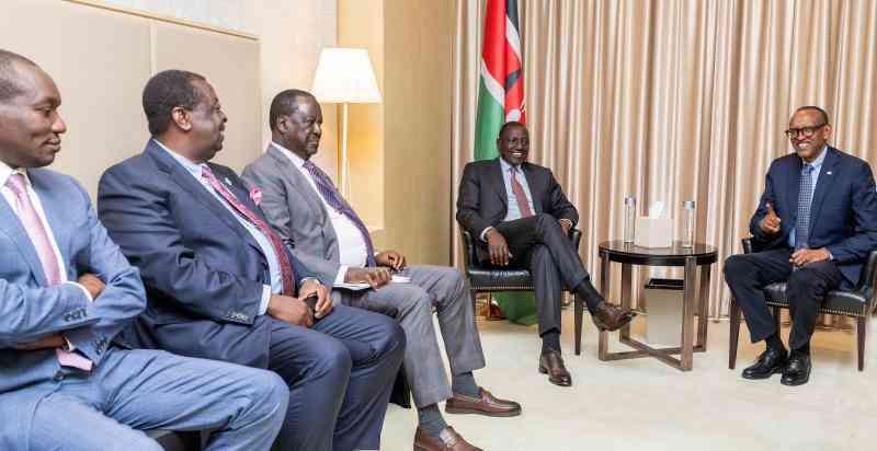 Raila courts six African heads for AUC job in China trip