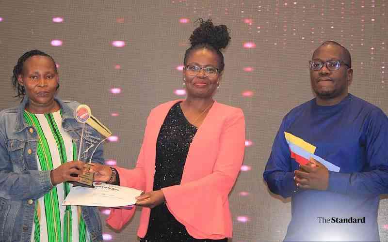 Standard Group journalist scoops videographer of the year award