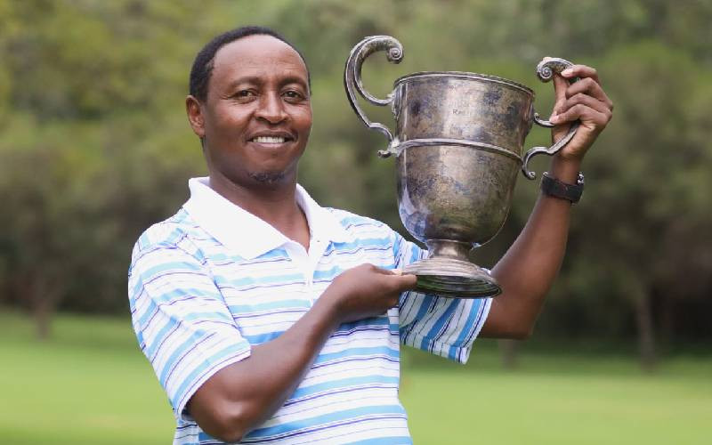 Kioni makes history with win in Rift Valley Matchplay tournament