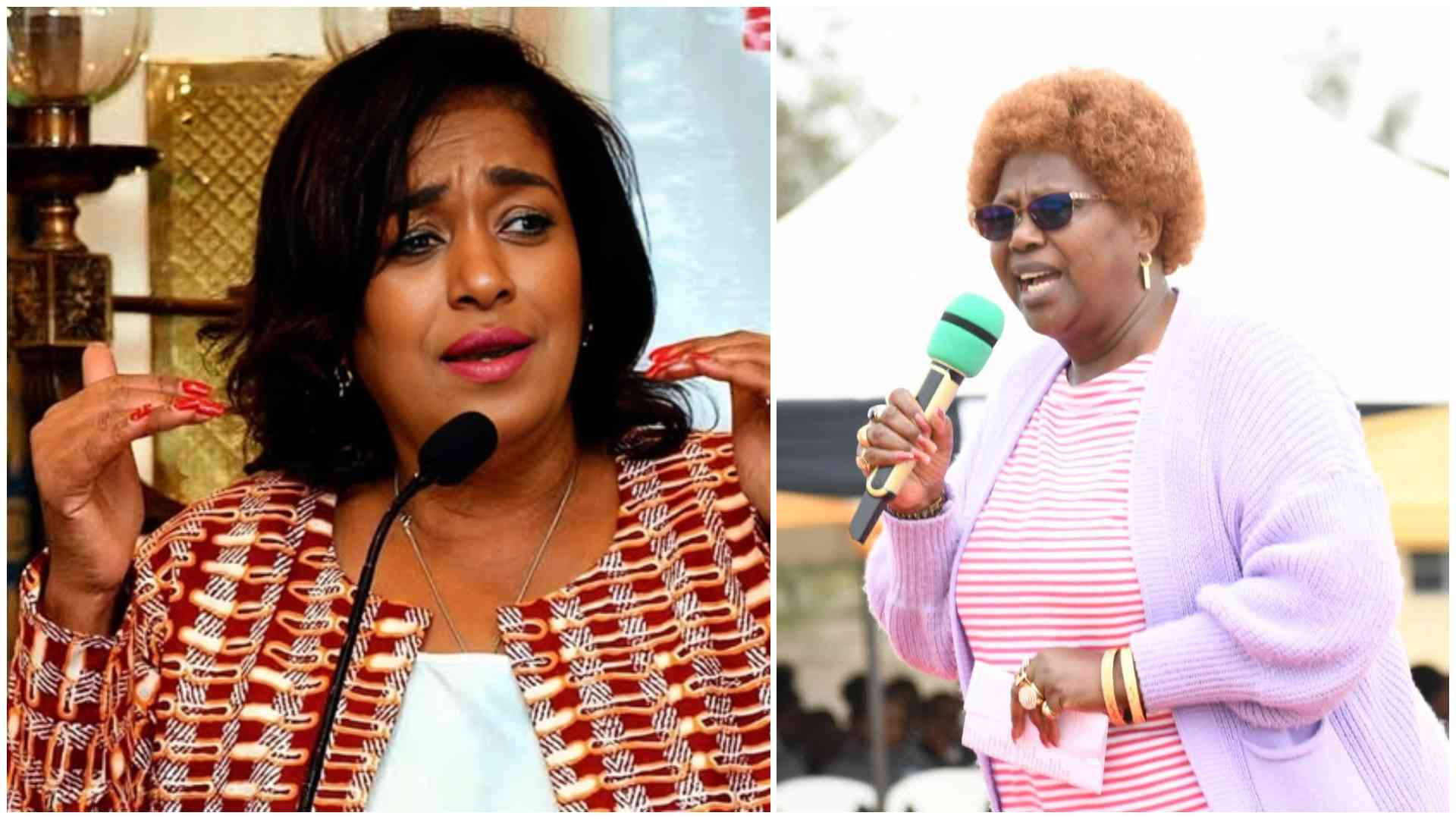 Video: Naivasha MP Jayne Kihara, Nairobi Woman Rep Esther Passaris clash on live TV