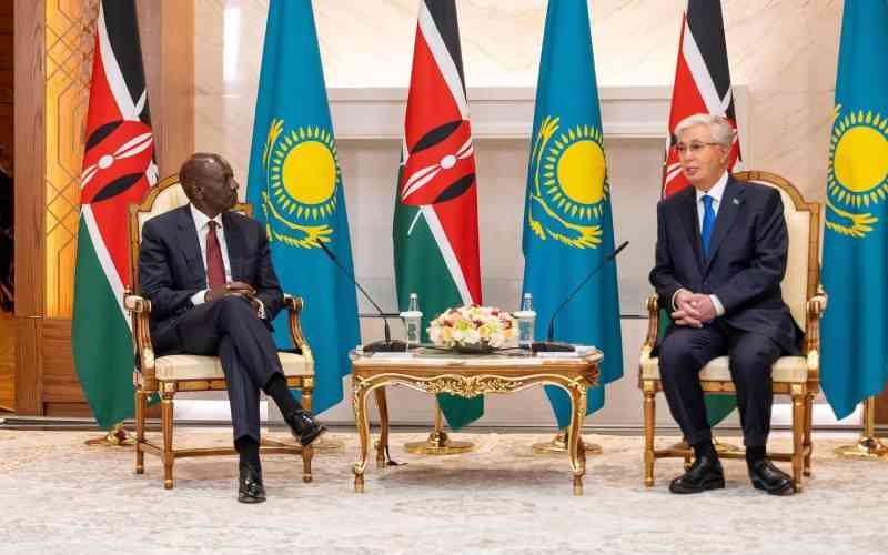 Ruto courts Kazakhstan for trade, AI and space technology