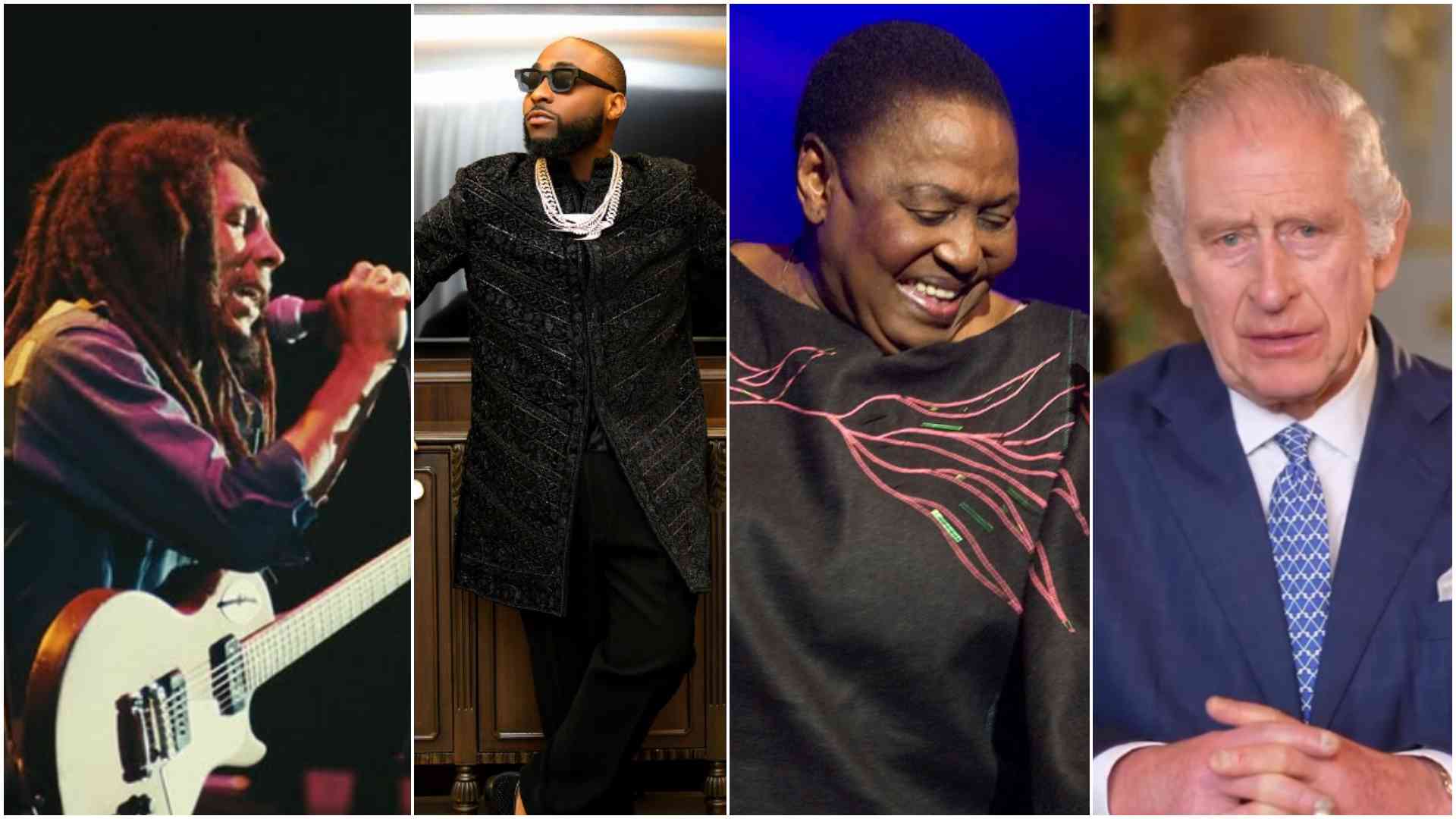 Bob Marley, Davido, Miriam Makeba top list of King Charles's playlist on Commonwealth Day