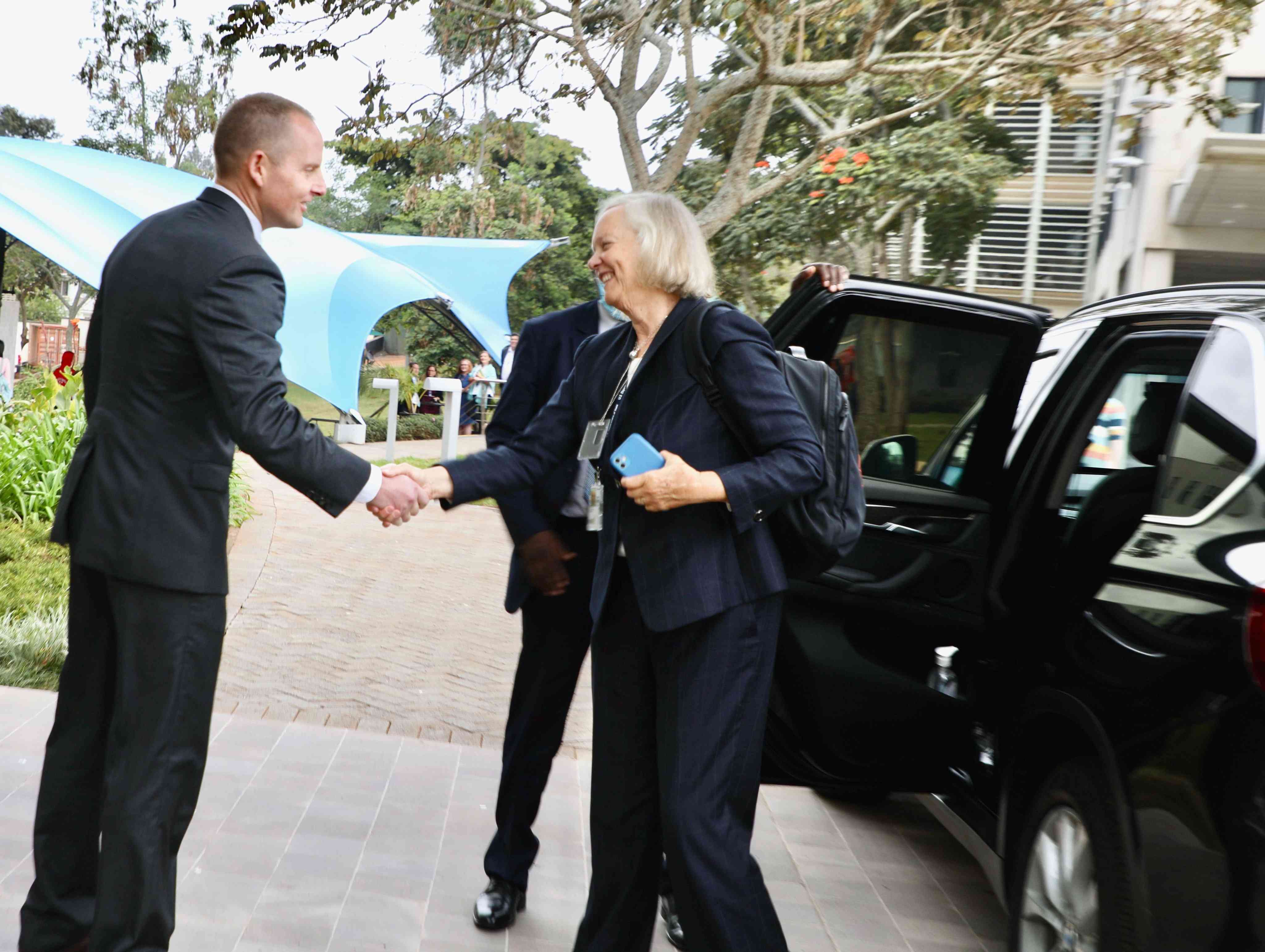 Meg Whitman reports for duty as US envoy to Nairobi