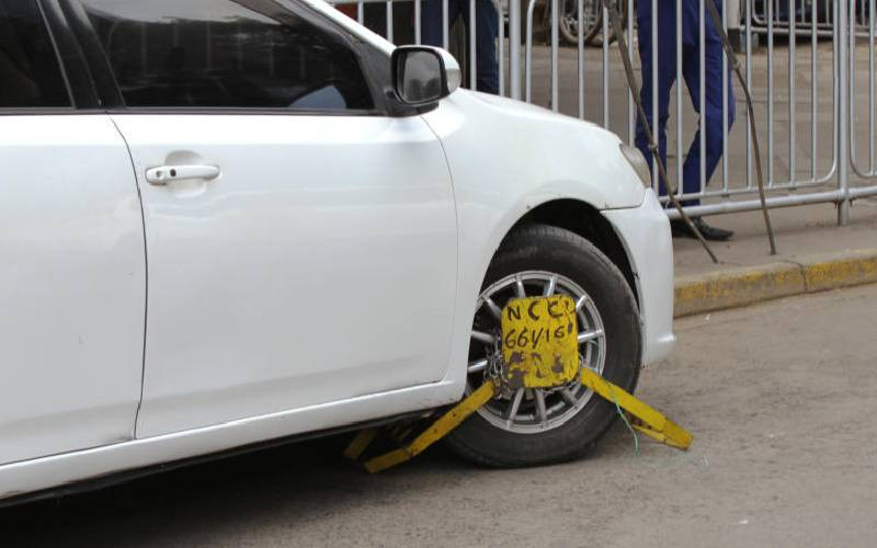 City parking rakes up Sh2,000 every 15 minutes, so I'm carrying trash to dish out